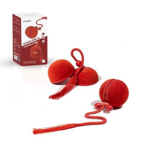 Cheerble Wicked Ball Duo 2 – 2-in-1 Interactive Cat Toy