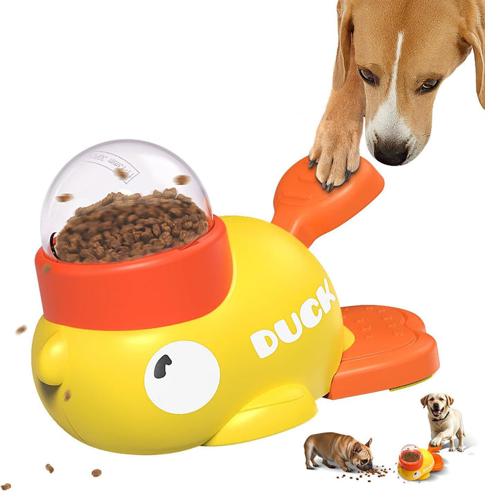 Duck Treat Dispenser & Slow Feeder Puzzle Toy