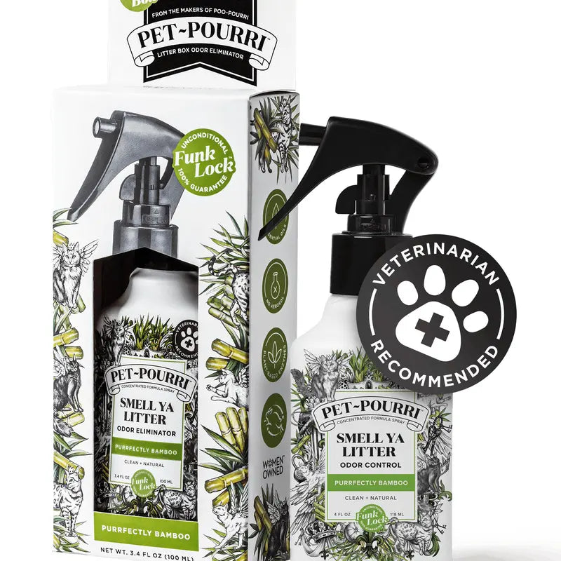[Pet~Pourri] Ultimate Cat Odor Eliminator Kit (2 Room Sprays + 1 Litter Box Freshener)