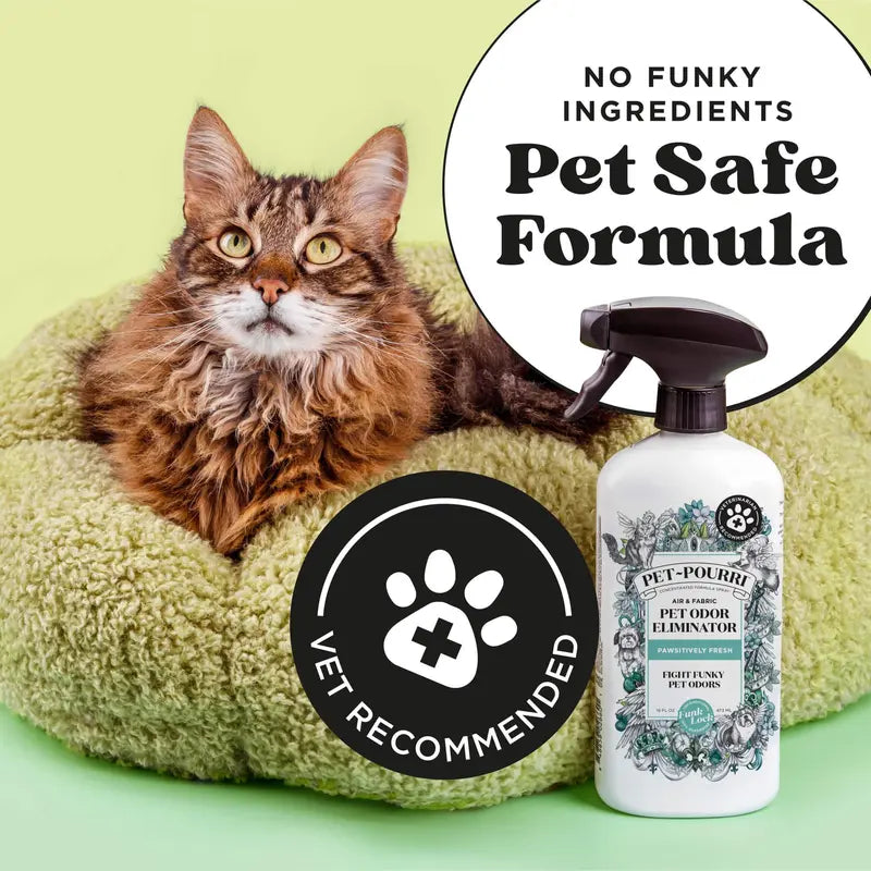 [Pet~Pourri] Ultimate Cat Odor Eliminator Kit (2 Room Sprays + 1 Litter Box Freshener)