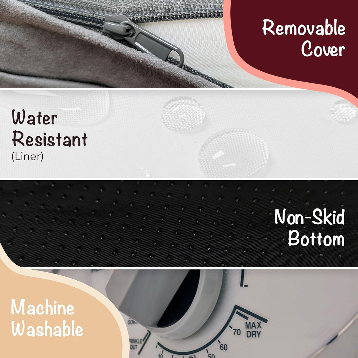 Water-resistant & washable