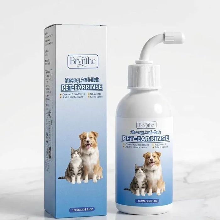 Gentle Odor-Free Ear Wash for Dogs & Cats