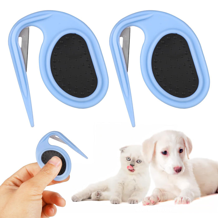 Pet Knot Remover Comb for Cats & Dogs (2-Pack)