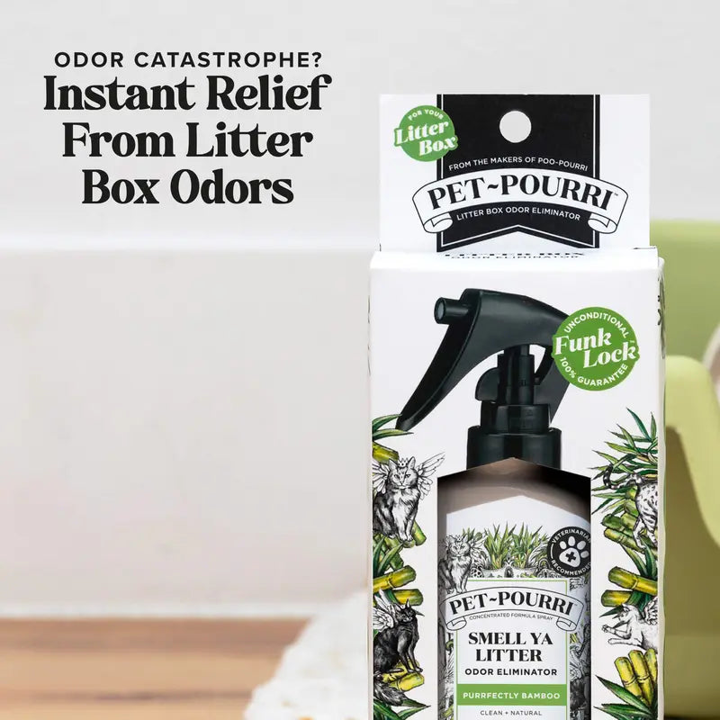 [Pet~Pourri] Ultimate Cat Odor Eliminator Kit (2 Room Sprays + 1 Litter Box Freshener)