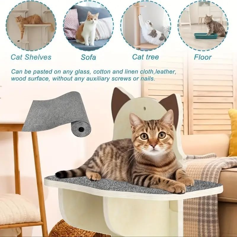 Self-Adhesive Cat Scratch Pad – Furniture Protector