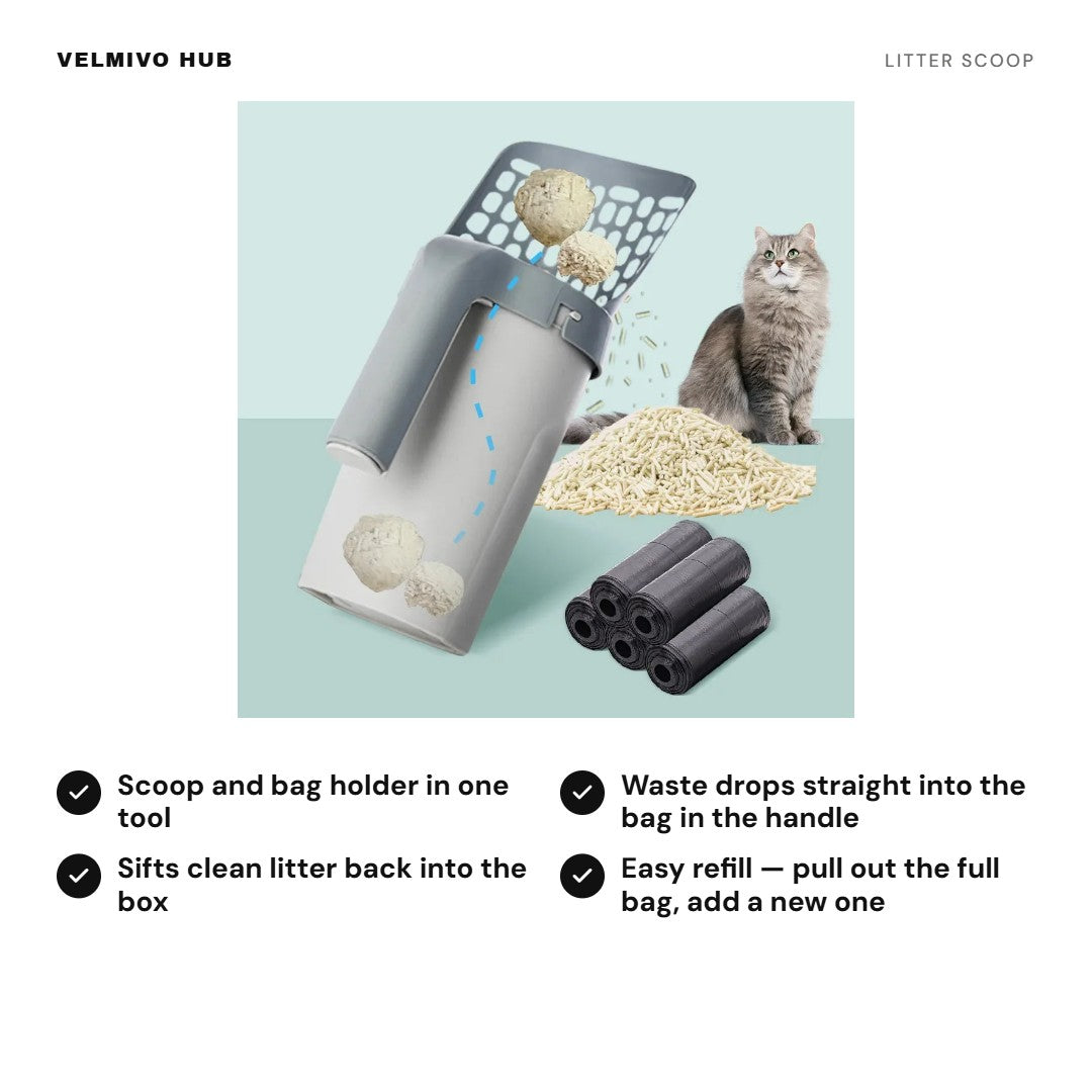 Litter scoop benefits
