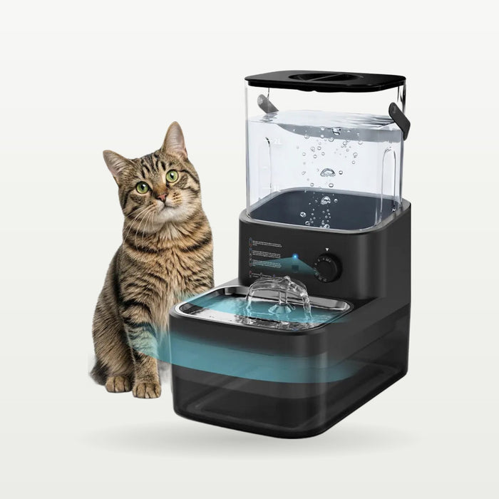3L Cordless Filterless Water Fountain for Cats & Small Dogs