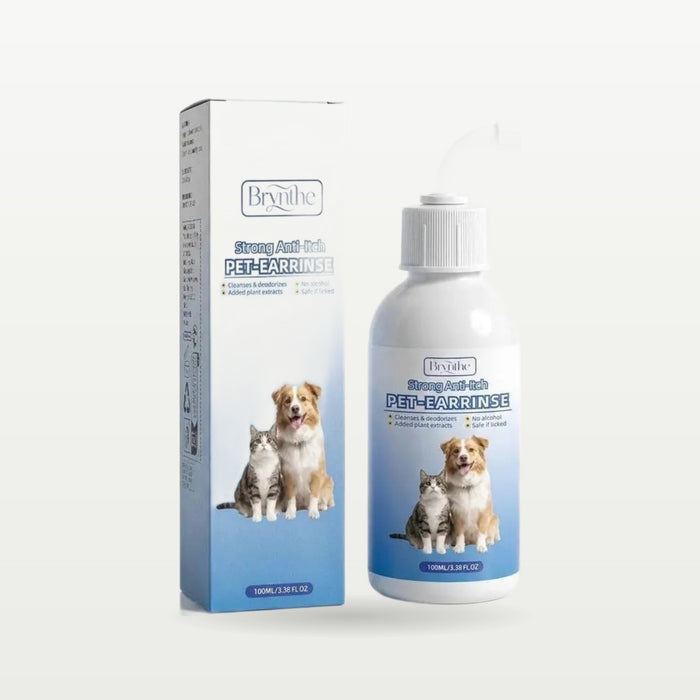 Gentle Odor-Free Ear Wash for Dogs & Cats